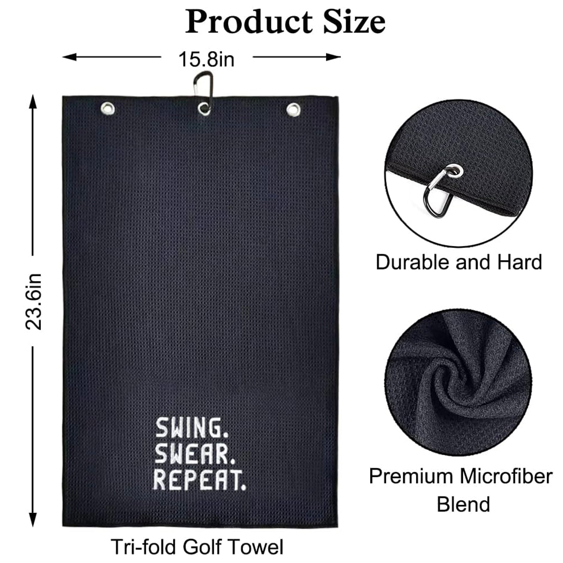 SUPSAW67 Microfiber Sport Golf Towel