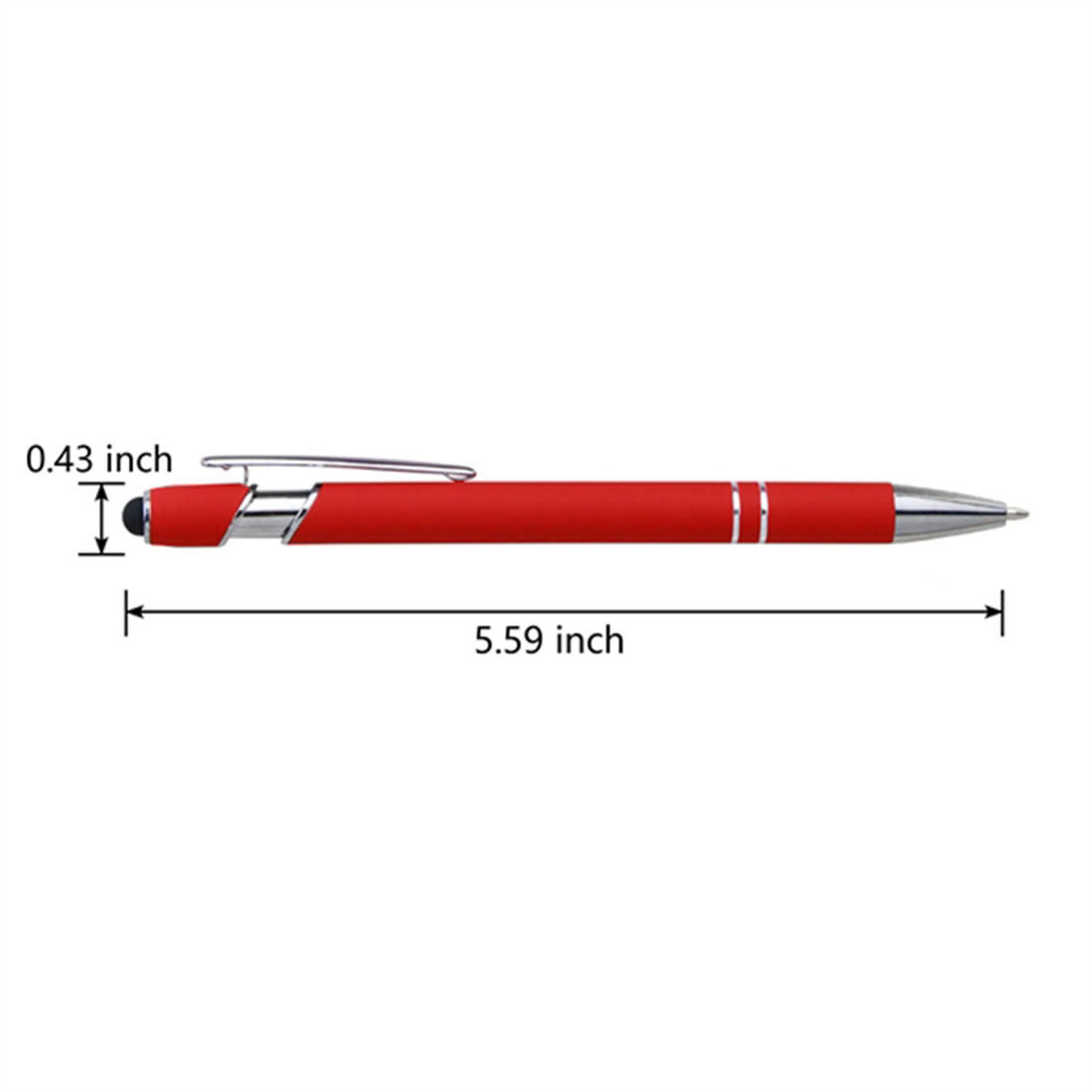 SUPSAW92 Soft Touch Aluminum Ballpoint Pen