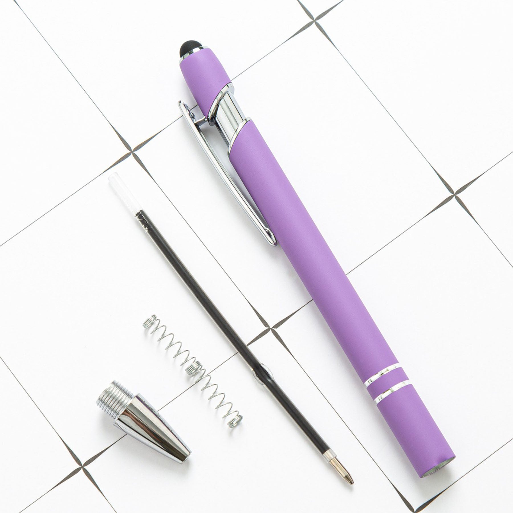 SUPSAW92 Soft Touch Aluminum Ballpoint Pen