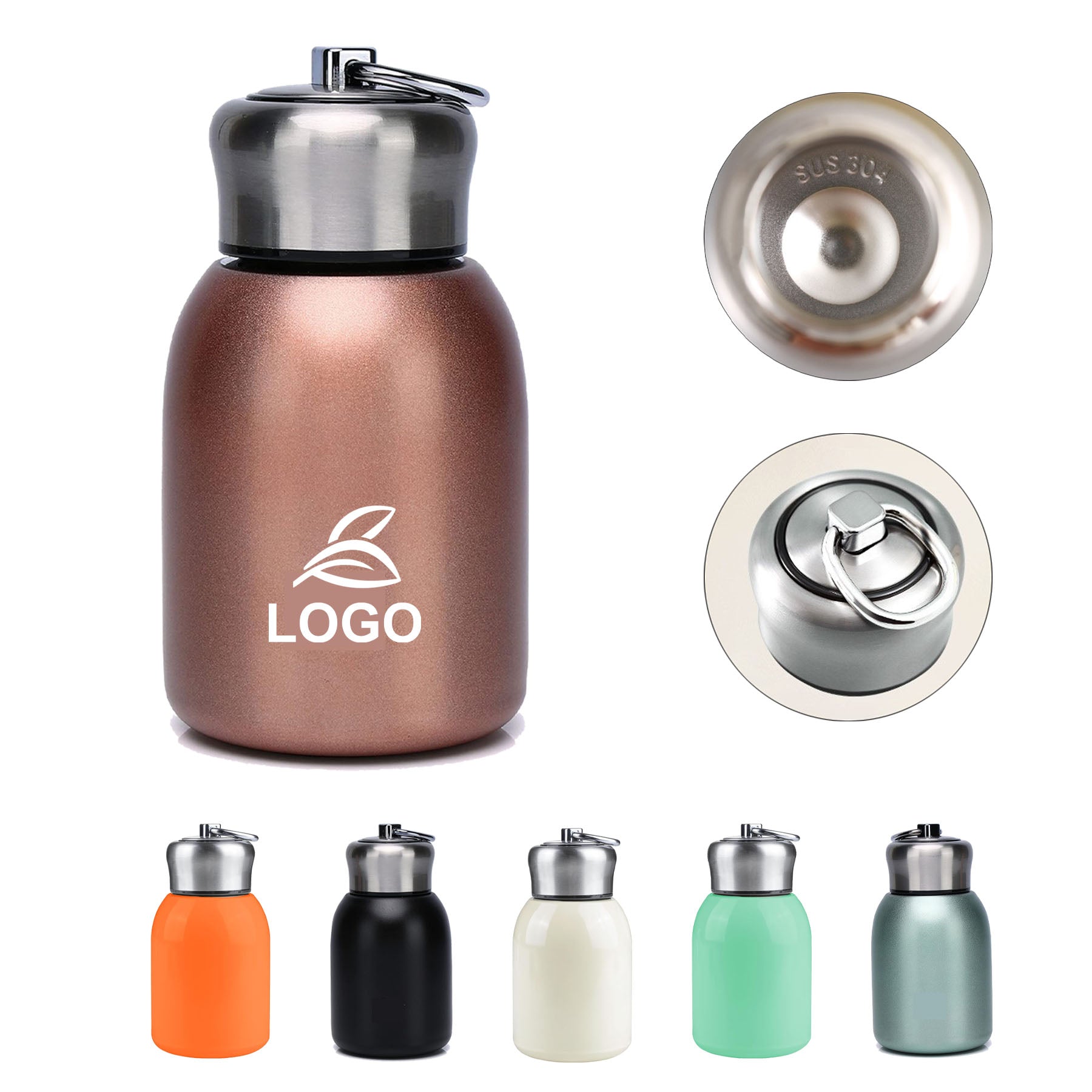 SUPSAW94 10 Oz Mini Stainless Steel Thermos Flask