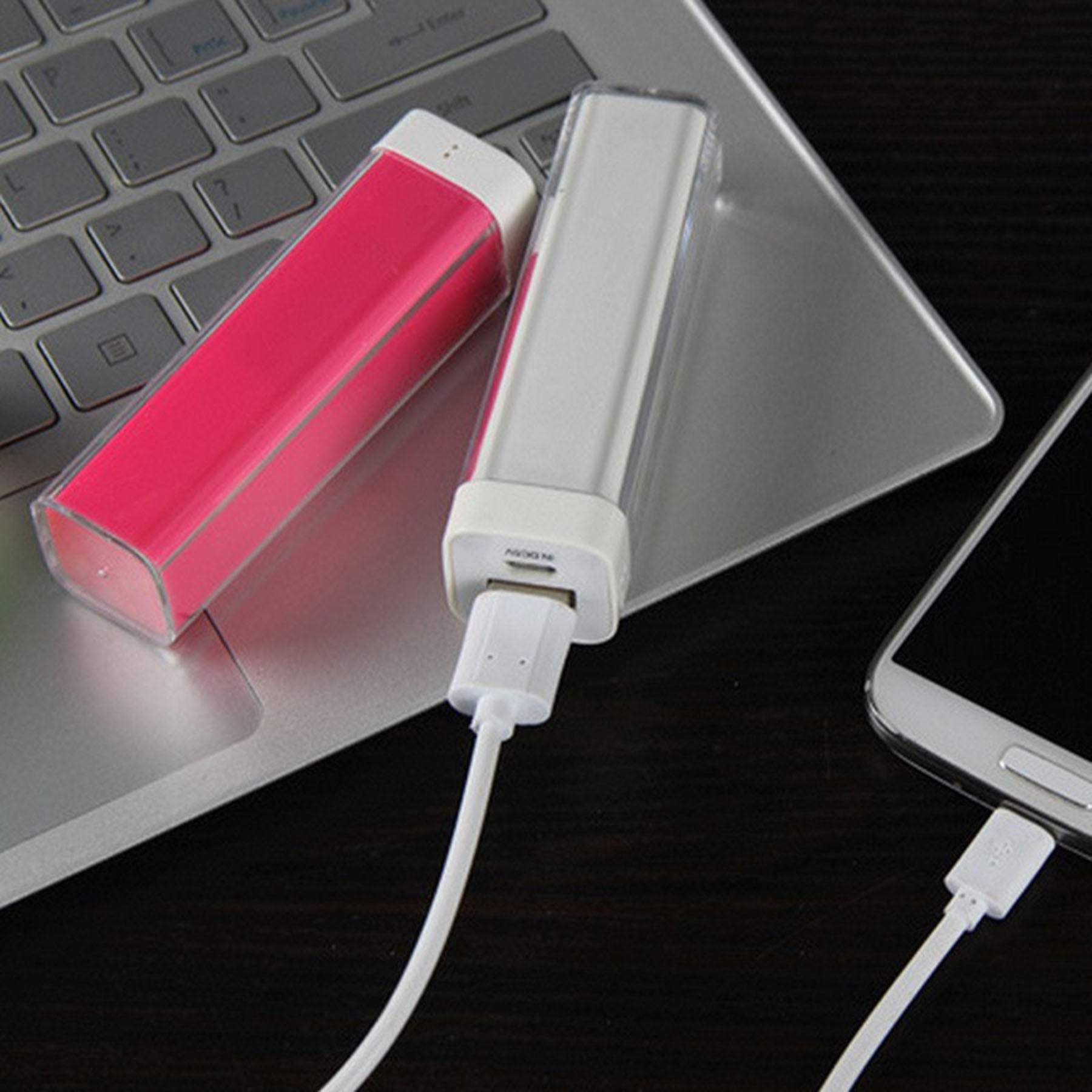 SUPSAW95 Small Lipstick Portable Charger 2200mAh