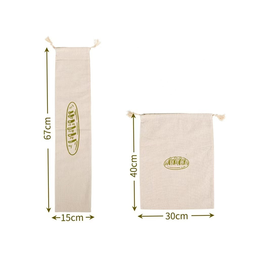 SUPSAZ09 Linen Bread Bags