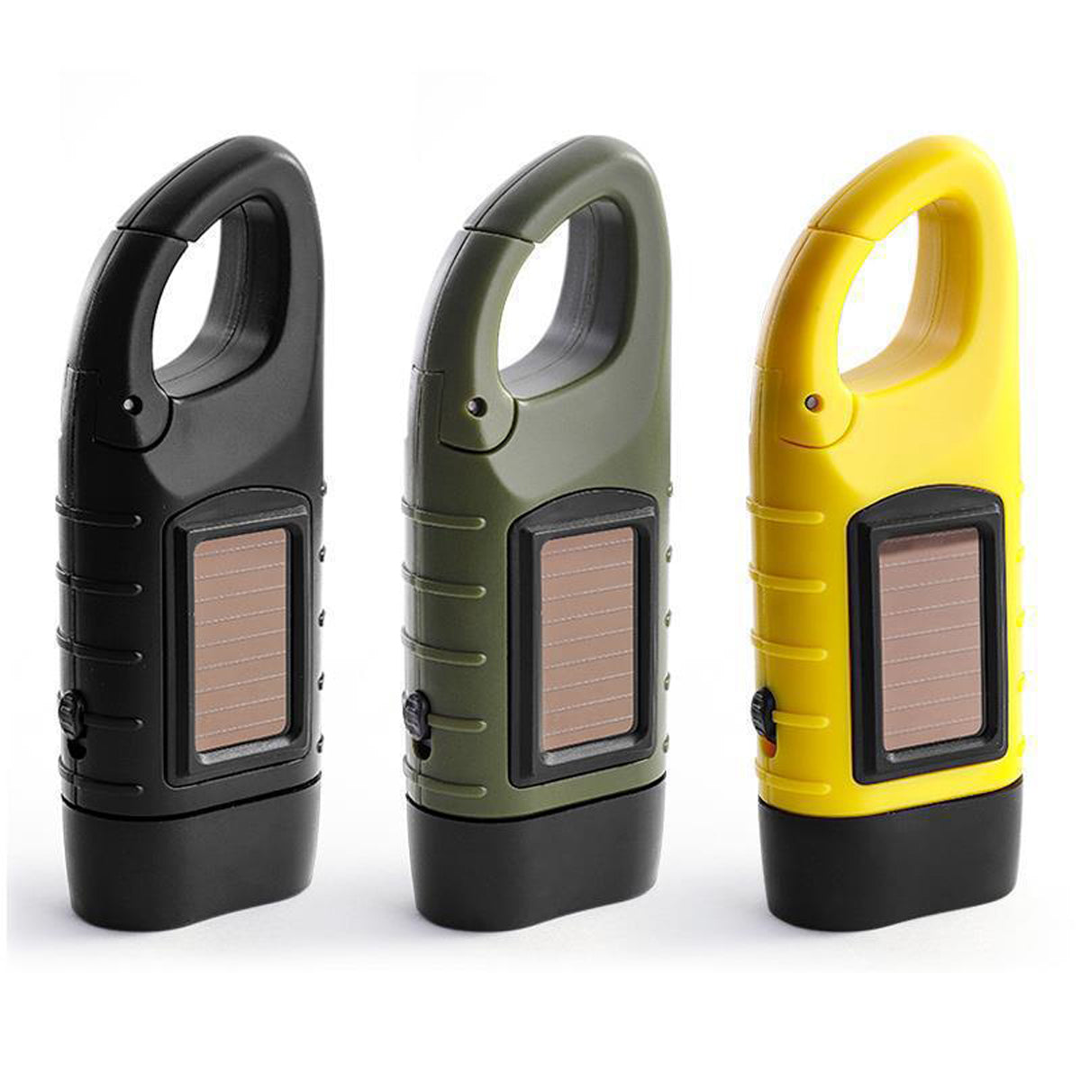 HUPSAZ13 Solar Hand Crank Rechargeable Type Flashlight