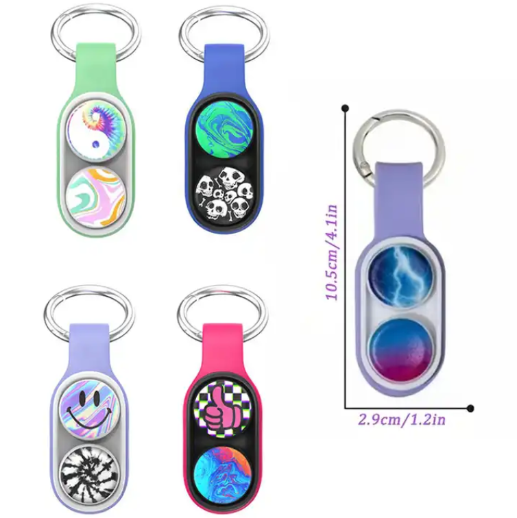 SUPSBL02 Custom Magnetic Fidget Hand Spinner Toys Keychain