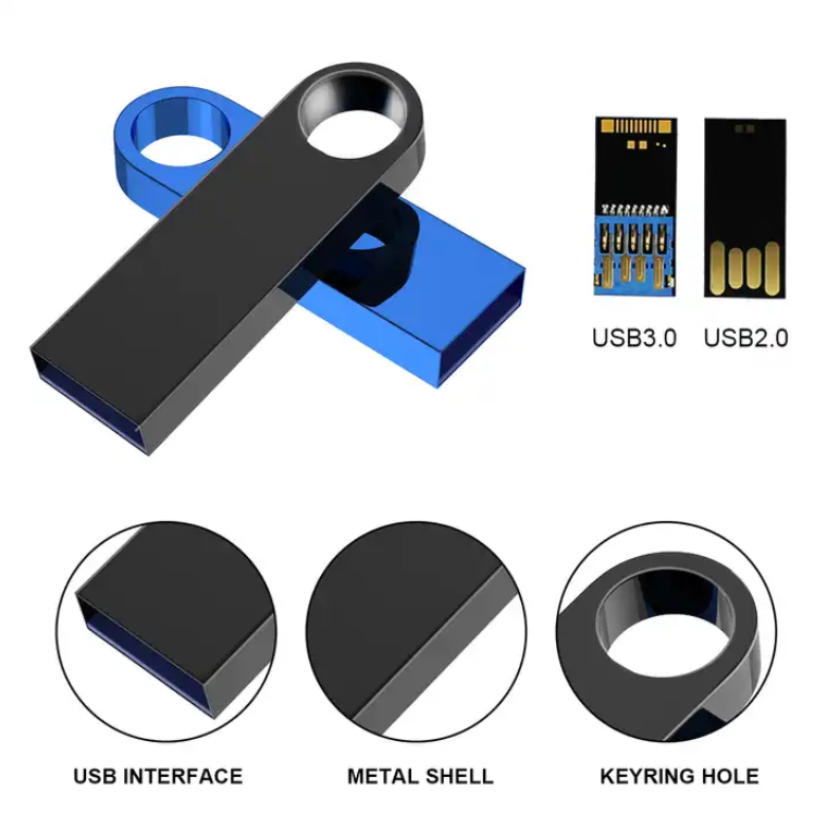 SUPSBL07 Metal USB Flash Drive-4 GB