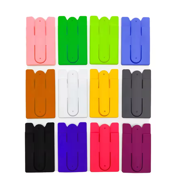 SUPSBL106 Silicone Phone Wallet With Stand