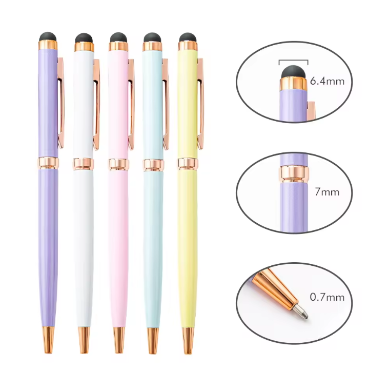 SUPSBL133 Slim Metal Stylus Ballpoint Pen