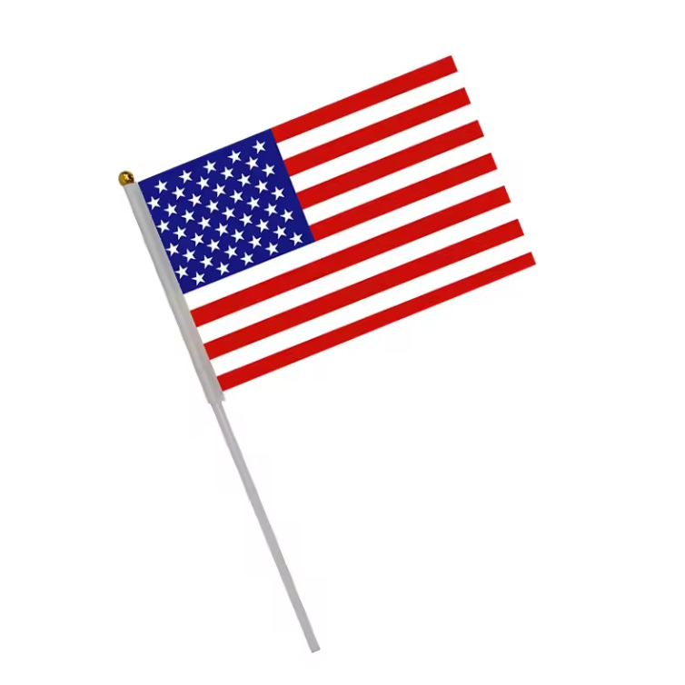 SUPSBL135 12&quot; x 8&quot; Hand Waving Flag Banner