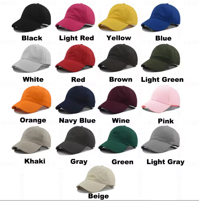 SUPSBL140  Custom Cotton Baseball Cap