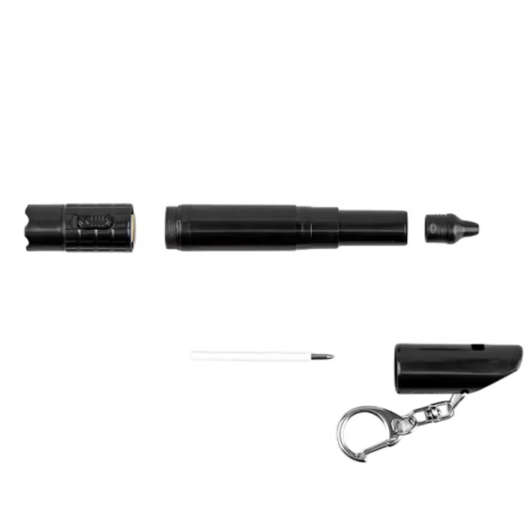 SUPSBL148 Multi-function Flashlight Whistle Ballpoint Pen