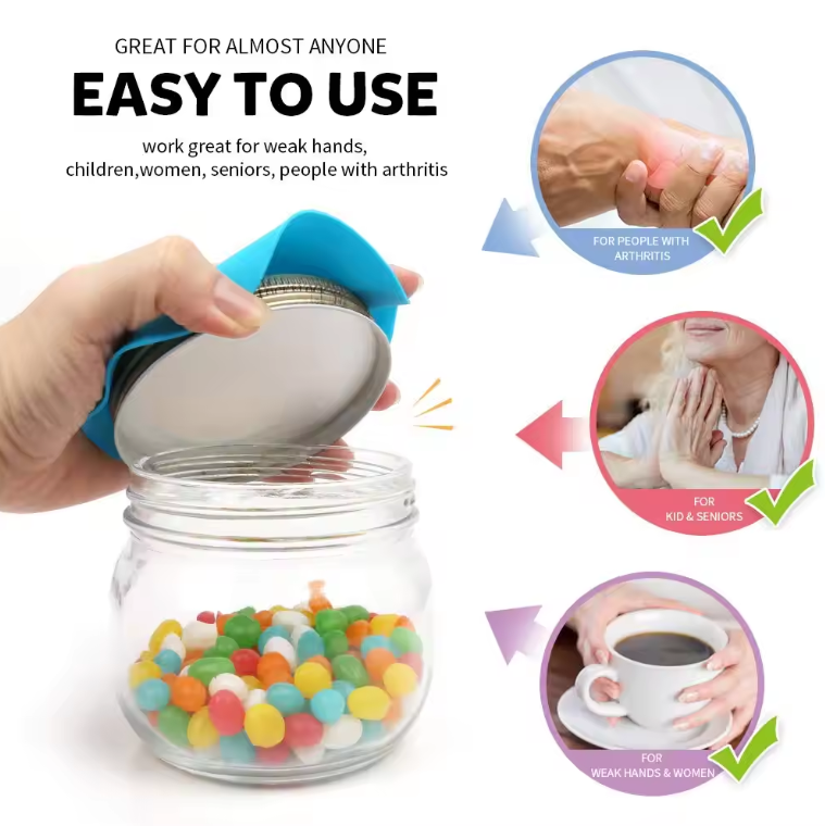 SUPSBL156 Multi-Purpose Round Silicone Kitchen Jar Opener