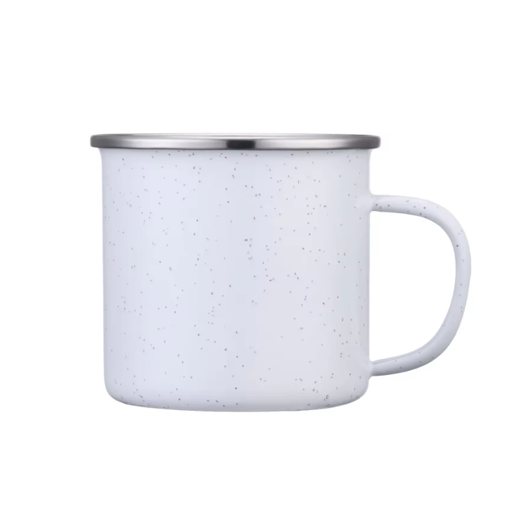 SUPSBL159  Campfire Enameled Metal Coffee Mug