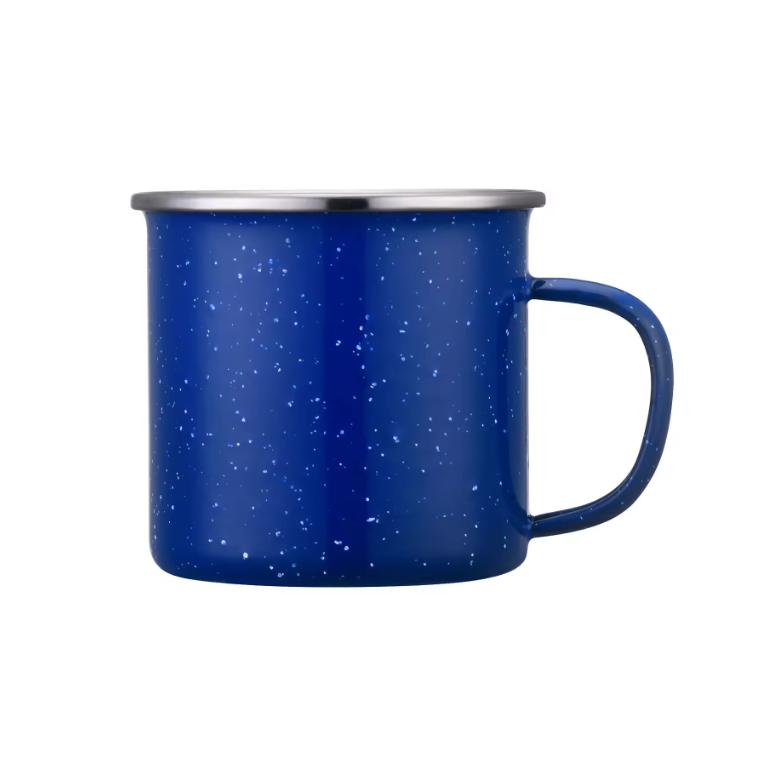 SUPSBL159  Campfire Enameled Metal Coffee Mug