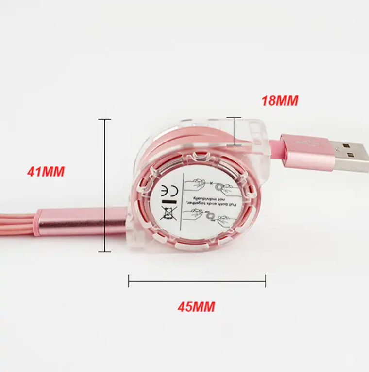 SUPSBL19 3 in 1 Retractable Charging Cable