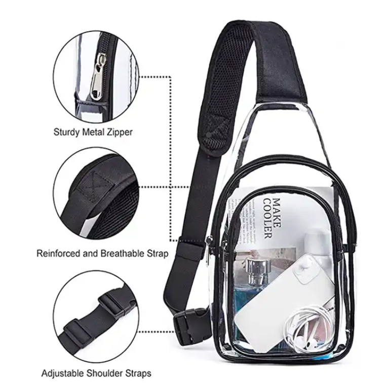 SUPSBL21 Clear PVC Sling Bag