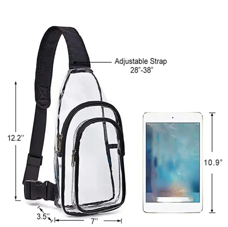 SUPSBL21 Clear PVC Sling Bag