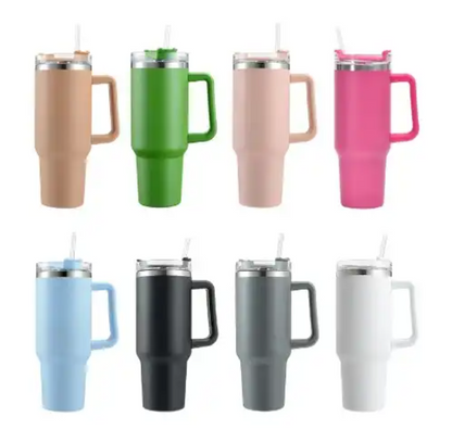 SUPSBL23 30 OZ Travel Mug with Handle and Straw Lid