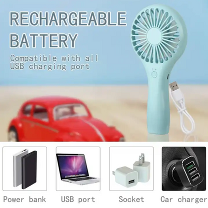 SUPSBL27 LED light Handheld Fan