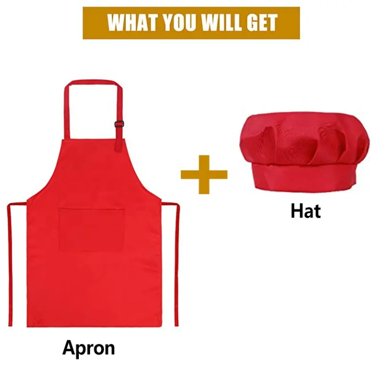 SUPSBL46 Children Apron and Hat