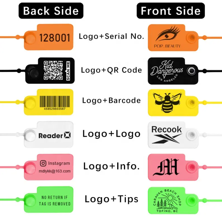 SUPSBL50  Disposable Plastic Seal Self Locking Tag