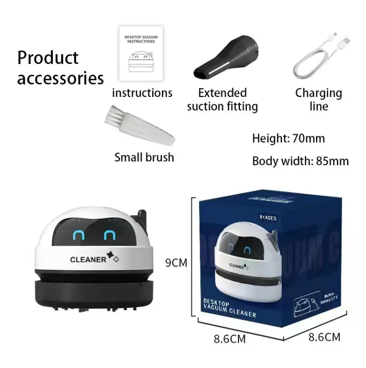 SUPSBL59 Mini Desktop Rechargable Vacuum Cleaner