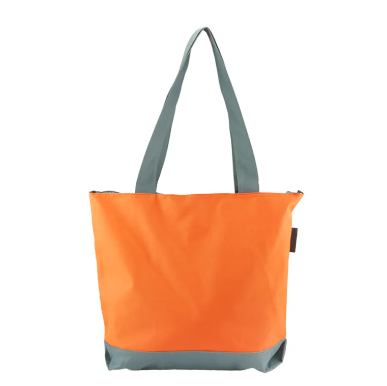 SUPSBL62 Sport Beach Two Tone Zipper Tote Bag