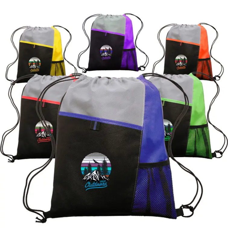 SUPSBL63 Non-Woven Drawstring Backpack