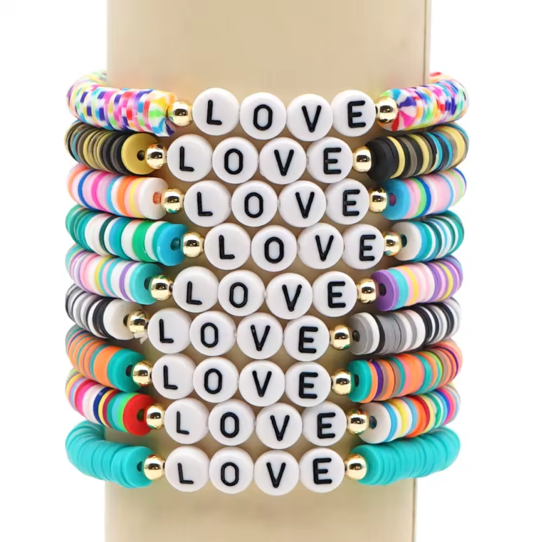 SUPSBL82 Custom Letter Bracelets