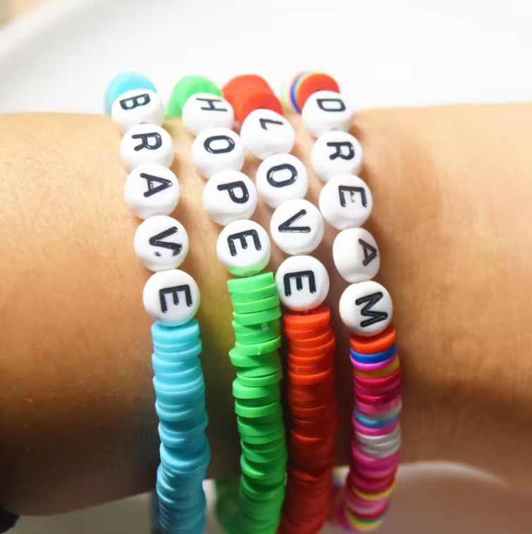 SUPSBL82 Custom Letter Bracelets