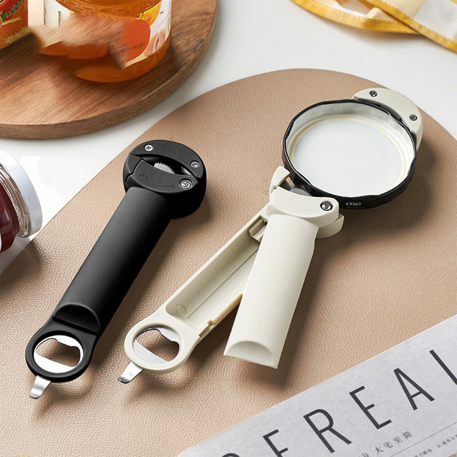 SUPSCH004 Jar Opener Multi Function Bottle Opener