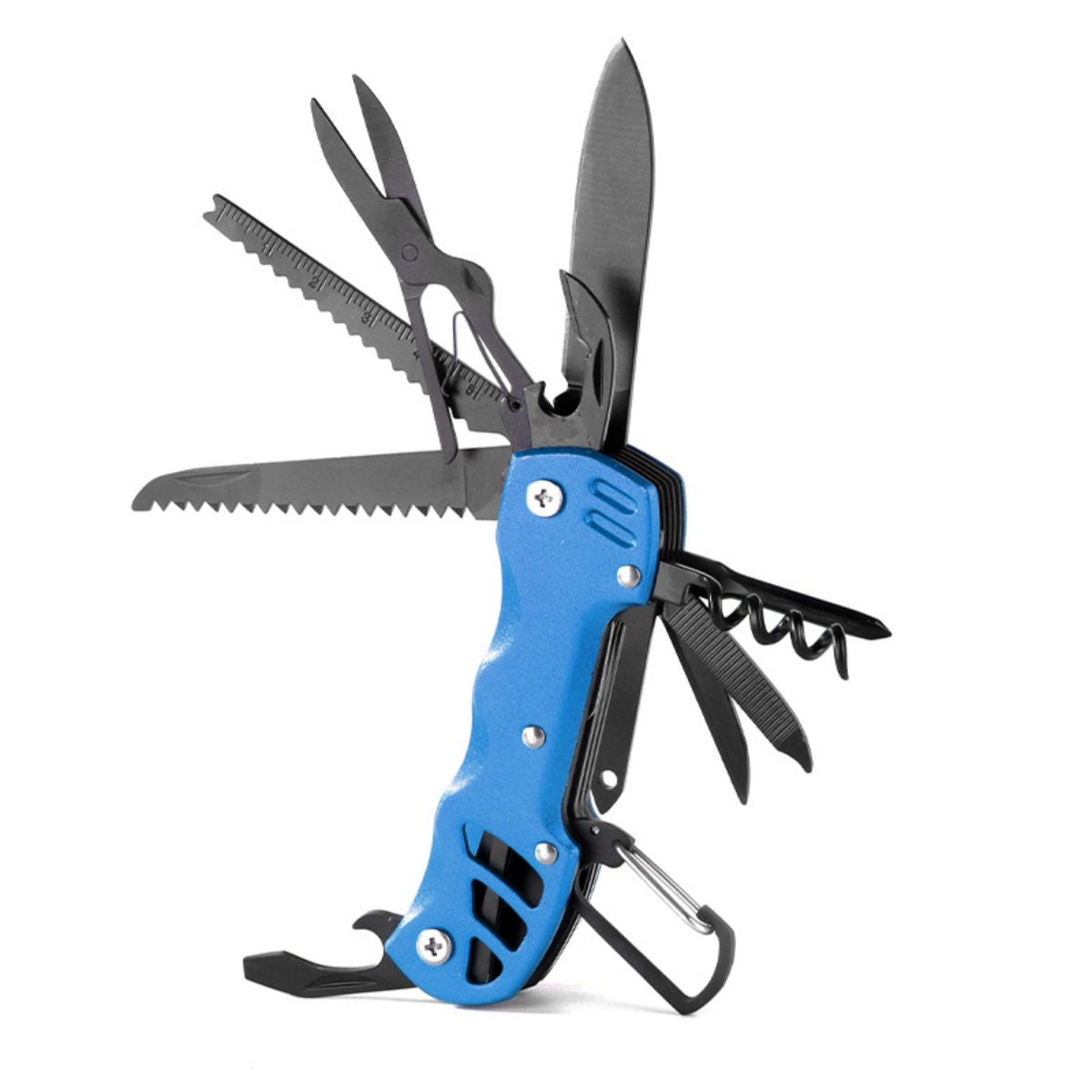 SUPSCW10 Pocket Knife, 13 in 1 Multi tool Folding Utility Plier, Bottle Opener Saw Screwdrivers Bottle Opener, For Camping Survival Hunting Fishing Hiking, Gifts for Men Dad