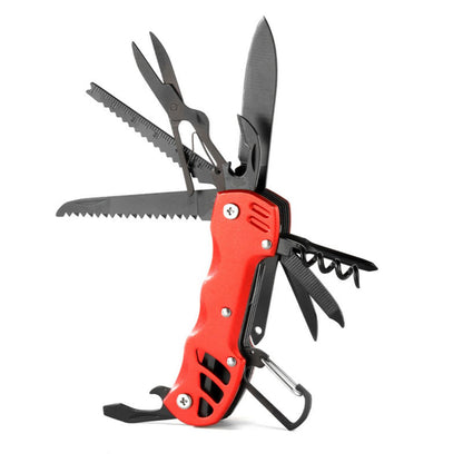 SUPSCW10 Pocket Knife, 13 in 1 Multi tool Folding Utility Plier, Bottle Opener Saw Screwdrivers Bottle Opener, For Camping Survival Hunting Fishing Hiking, Gifts for Men Dad