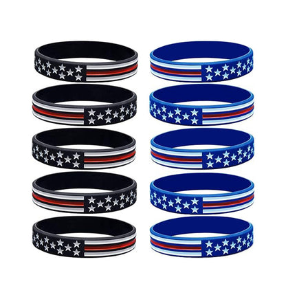 SUPSED18 Silicone Wristbands For Independence Day