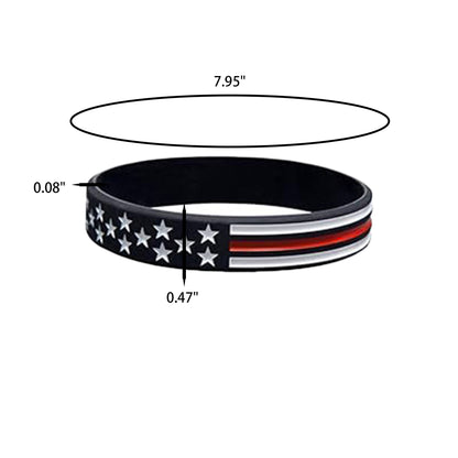 SUPSED18 Silicone Wristbands For Independence Day