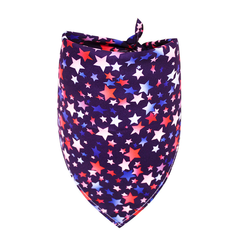 SUPSED20 Dog Bandanas pets saliva towel scarf