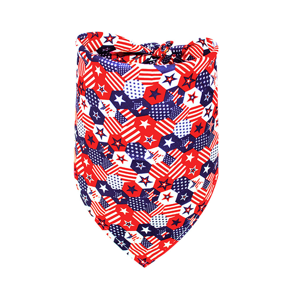 SUPSED20 Dog Bandanas pets saliva towel scarf