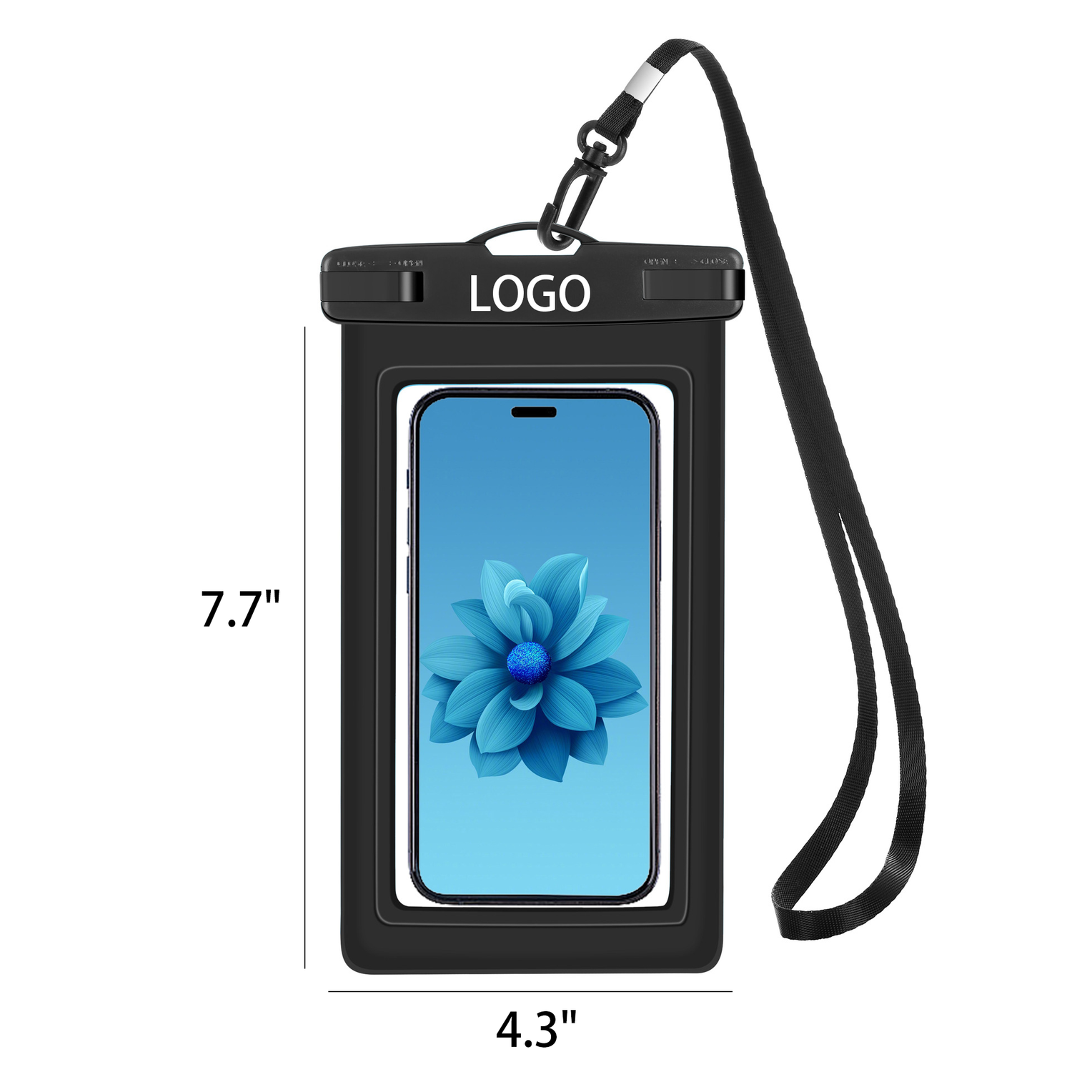 SUPSED33 Waterproof Phone Bag With Lanyard