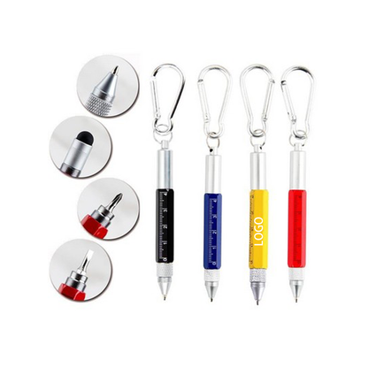 SUPSED42 Multifunctional Ballpoint Pen with Carabiner