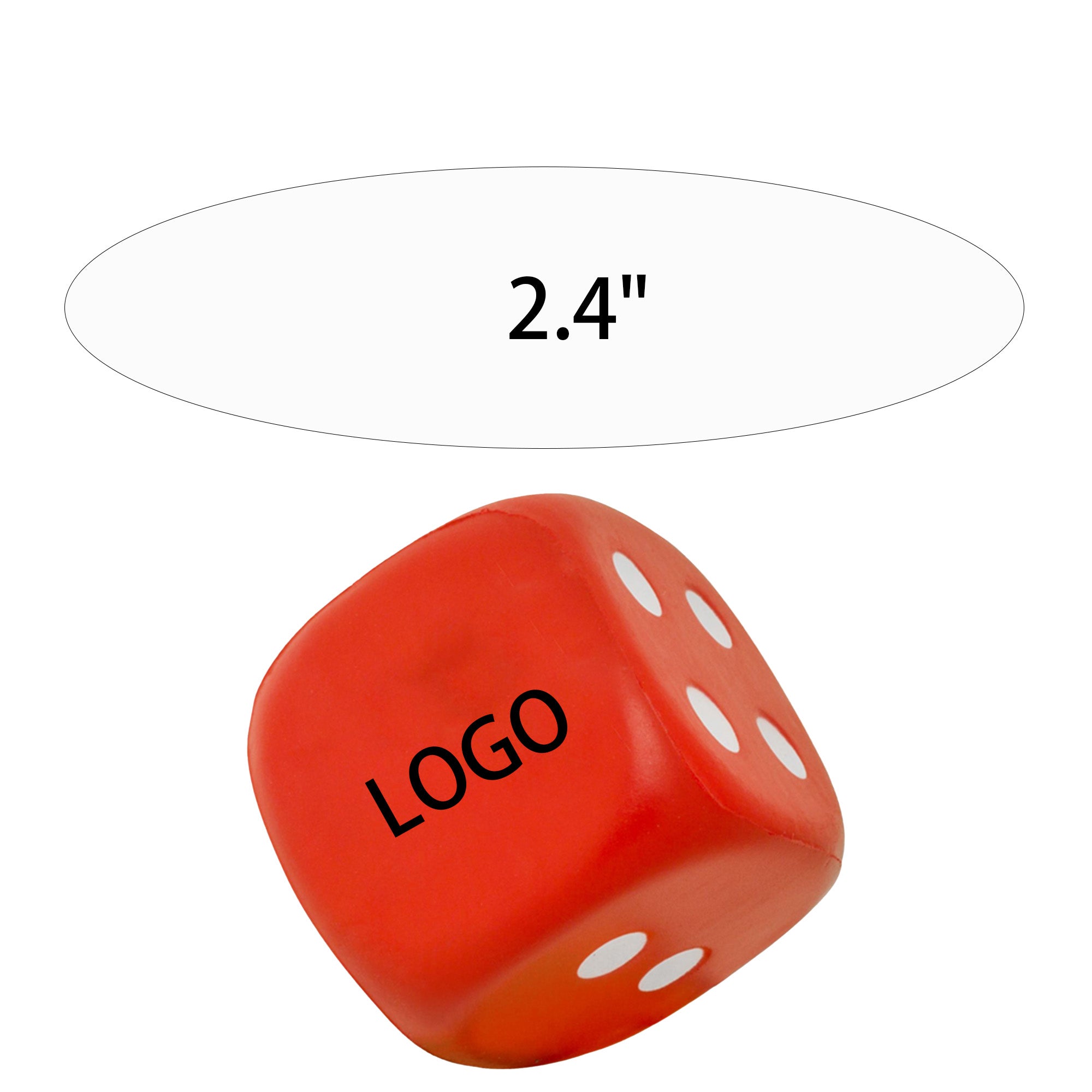 SUPSED50 PU Dice Shape Stress Reliever Balls