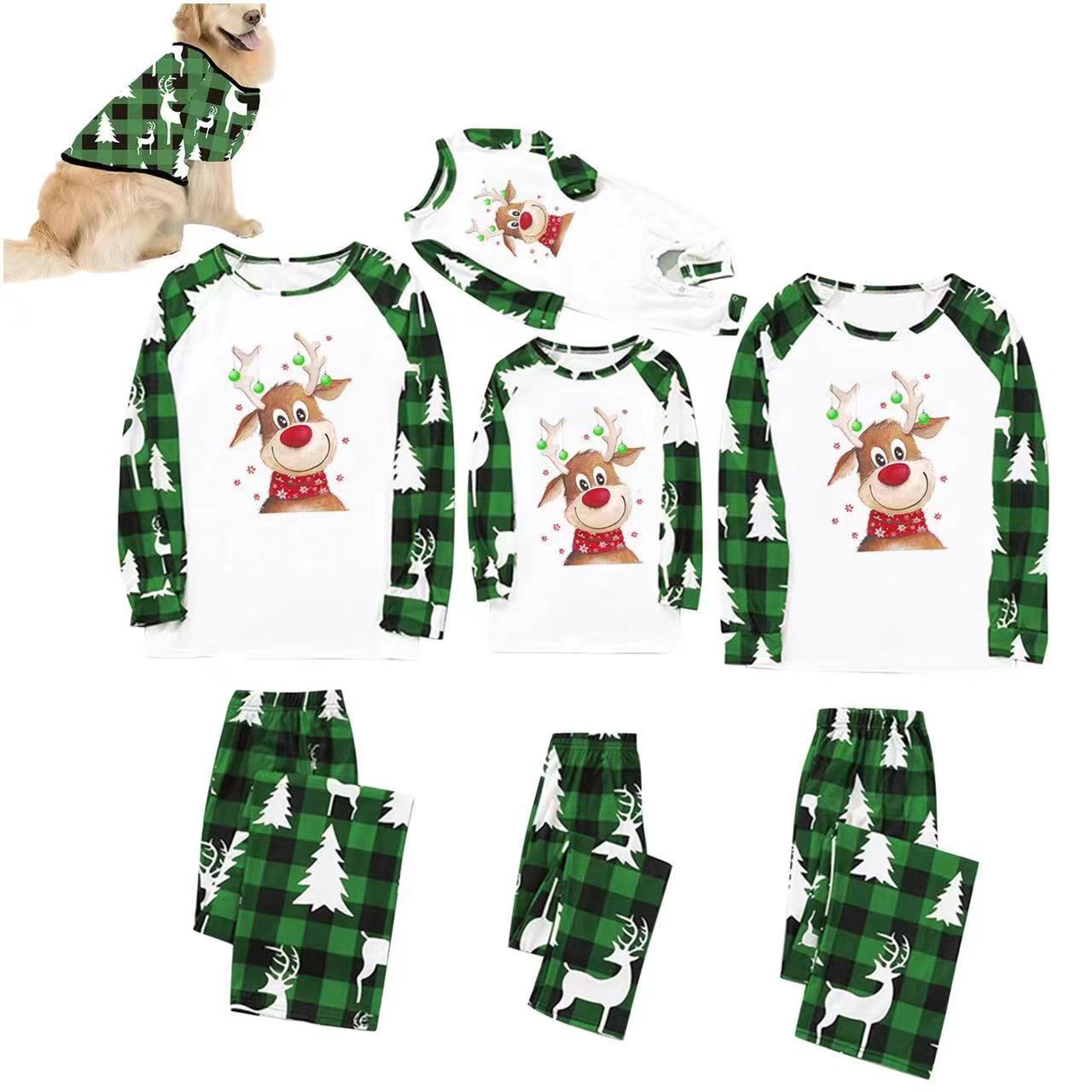 HUPSJC43 Holiday Christmas Pjs for Family