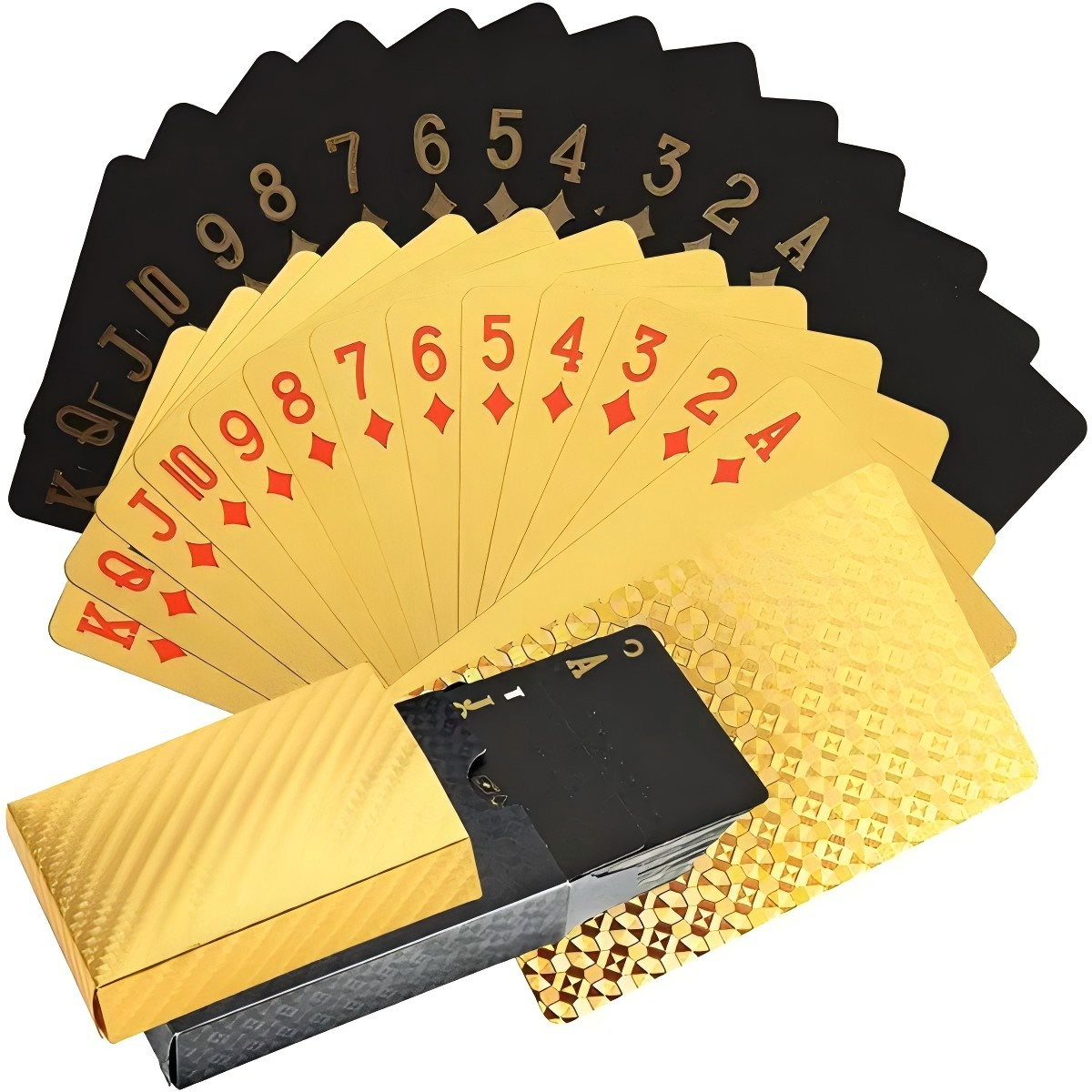 SUPSJC02 Custom Gold Deck of Cards