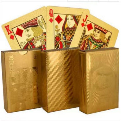 SUPSJC02 Custom Gold Deck of Cards