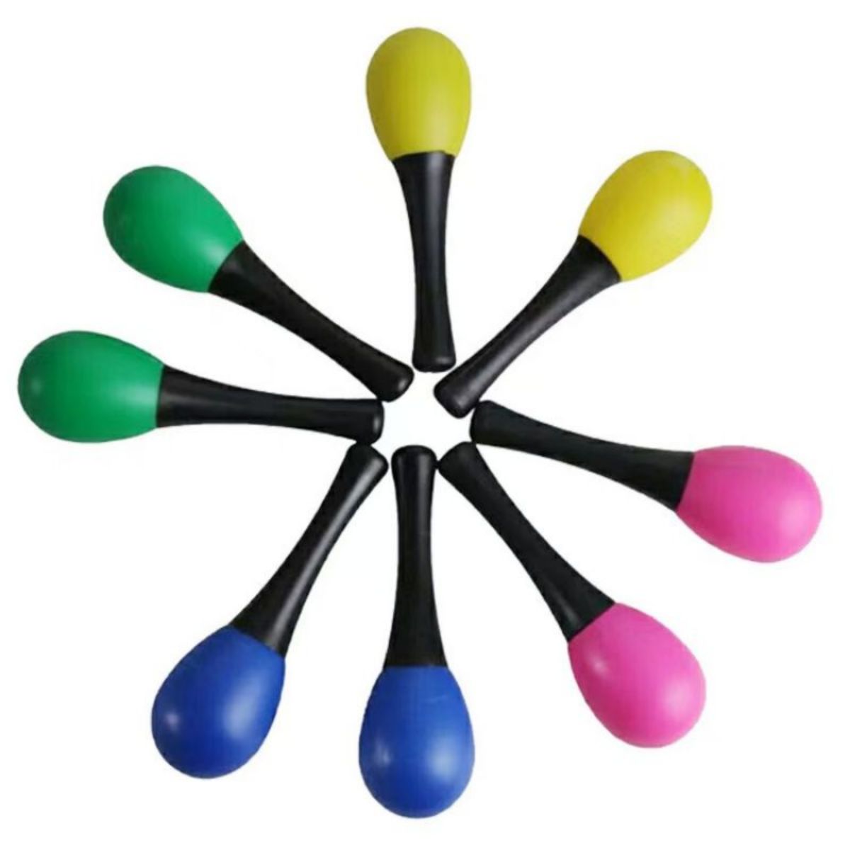 SUPSJC12 Plastic Maraca Shaker