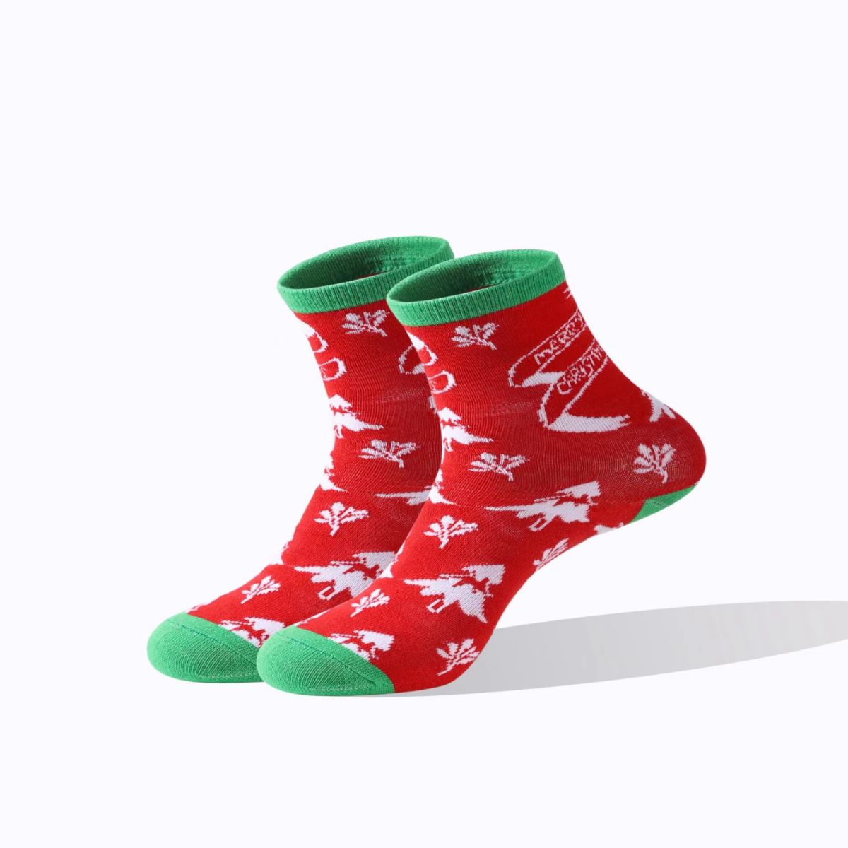 HUPSJC40 Funny Colorful Christmas Socks