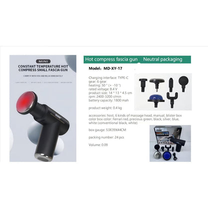 SUPSJC49 Mini Massage Gun with Heat