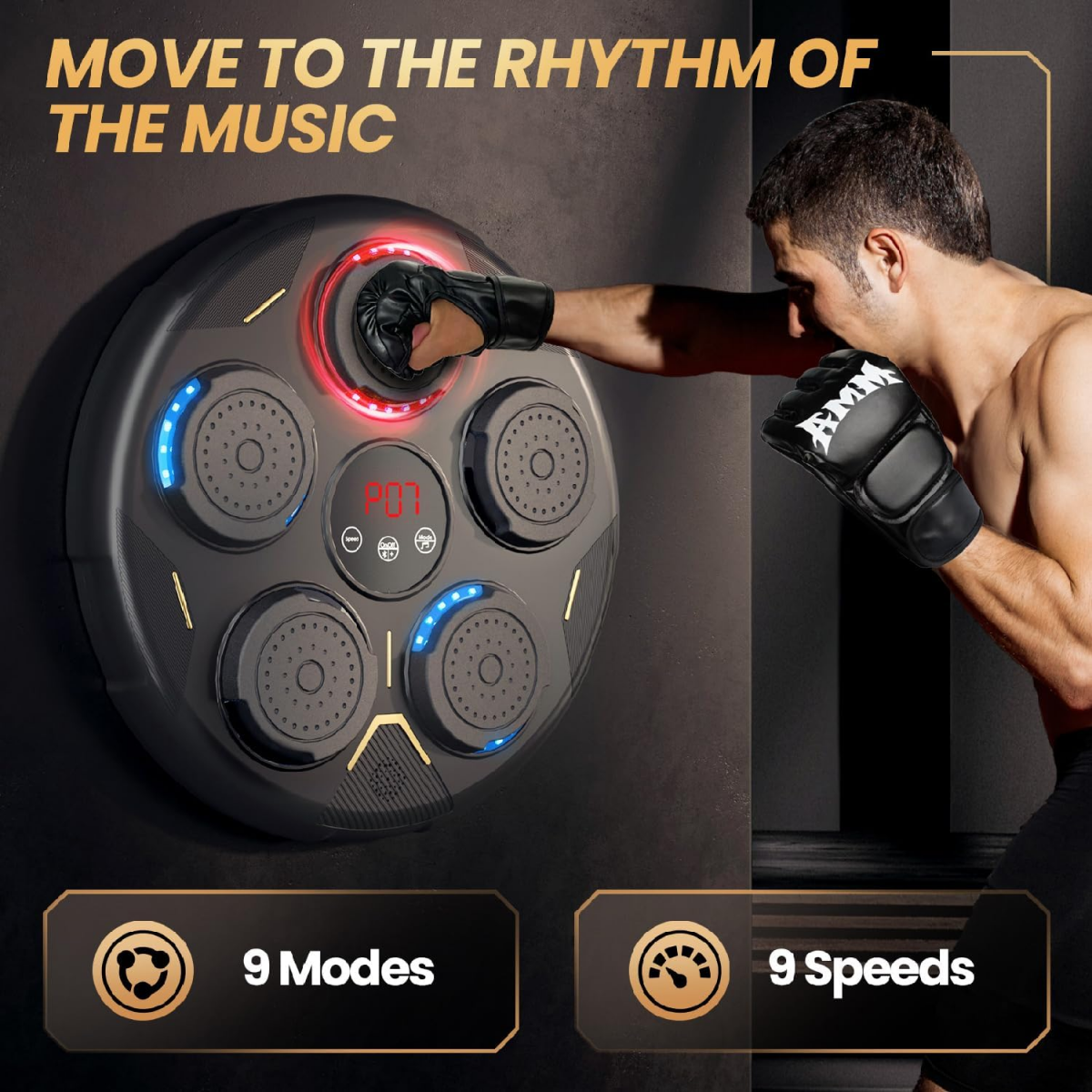 SUPSJC69 Smart Bluetooth Boxing Equipment with Gloves