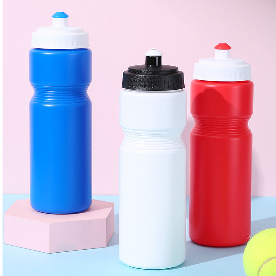 HUPSRC03 Colored Bike Bottle Made 24 OZ With Push Spout