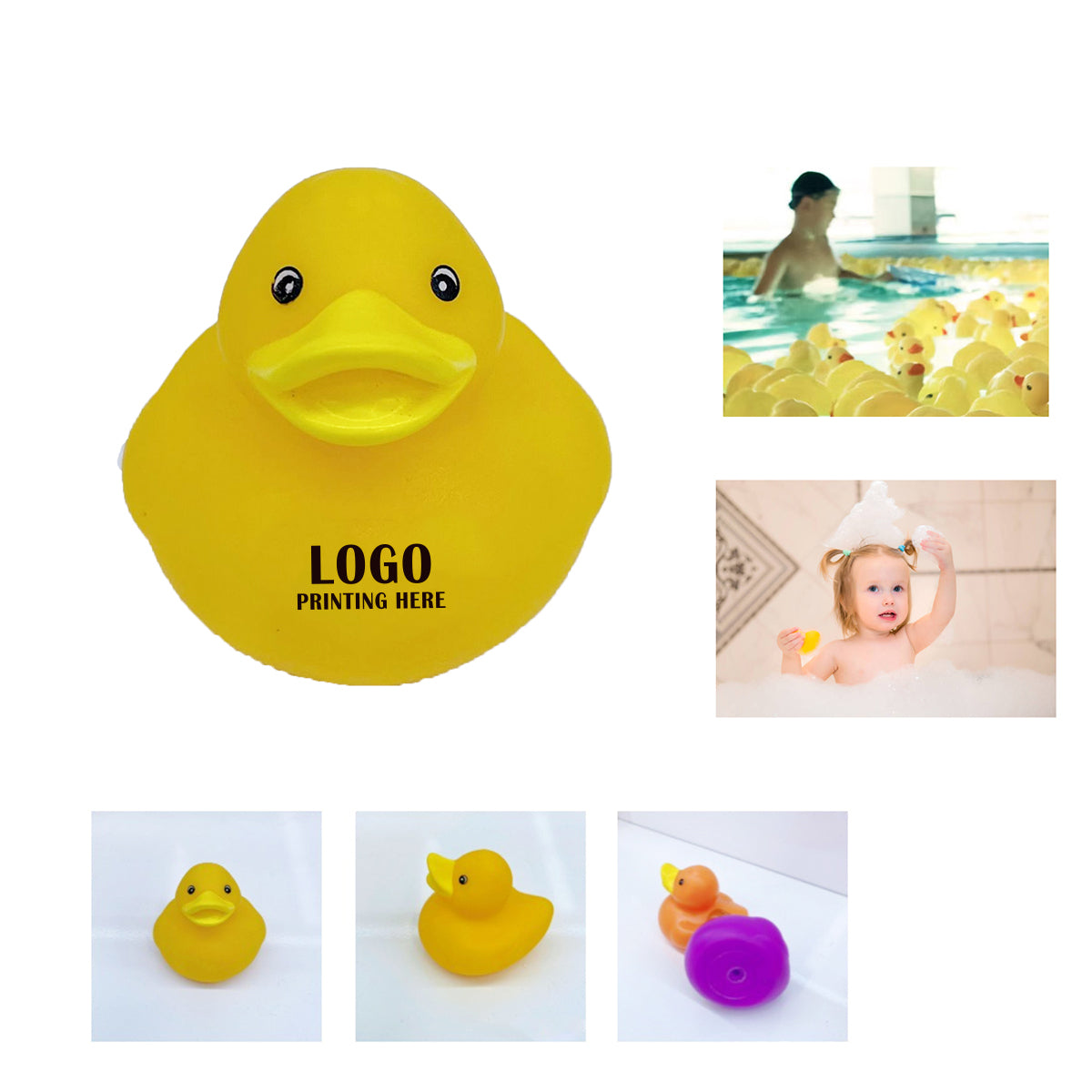 SUPSRC09 Colorful Rubber Ducks Toy Bath Toy Swimming Pool Toy