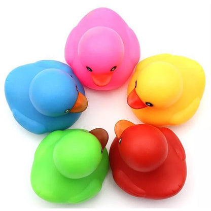 SUPSRC09 Colorful Rubber Ducks Toy Bath Toy Swimming Pool Toy