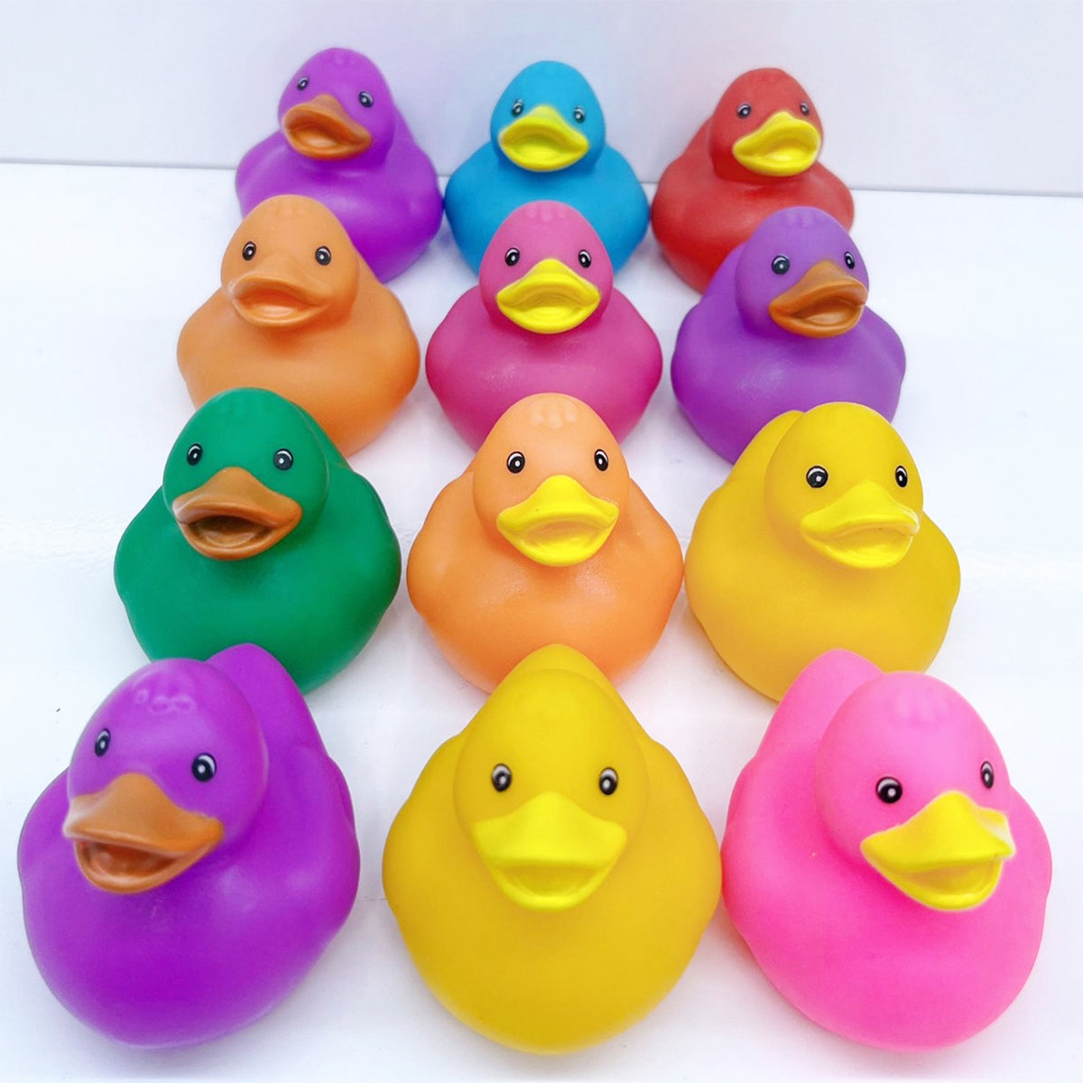 SUPSRC09 Colorful Rubber Ducks Toy Bath Toy Swimming Pool Toy